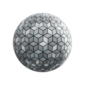 Cube grey pavement